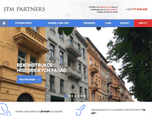 Tablet Screenshot of jtm-partners.cz